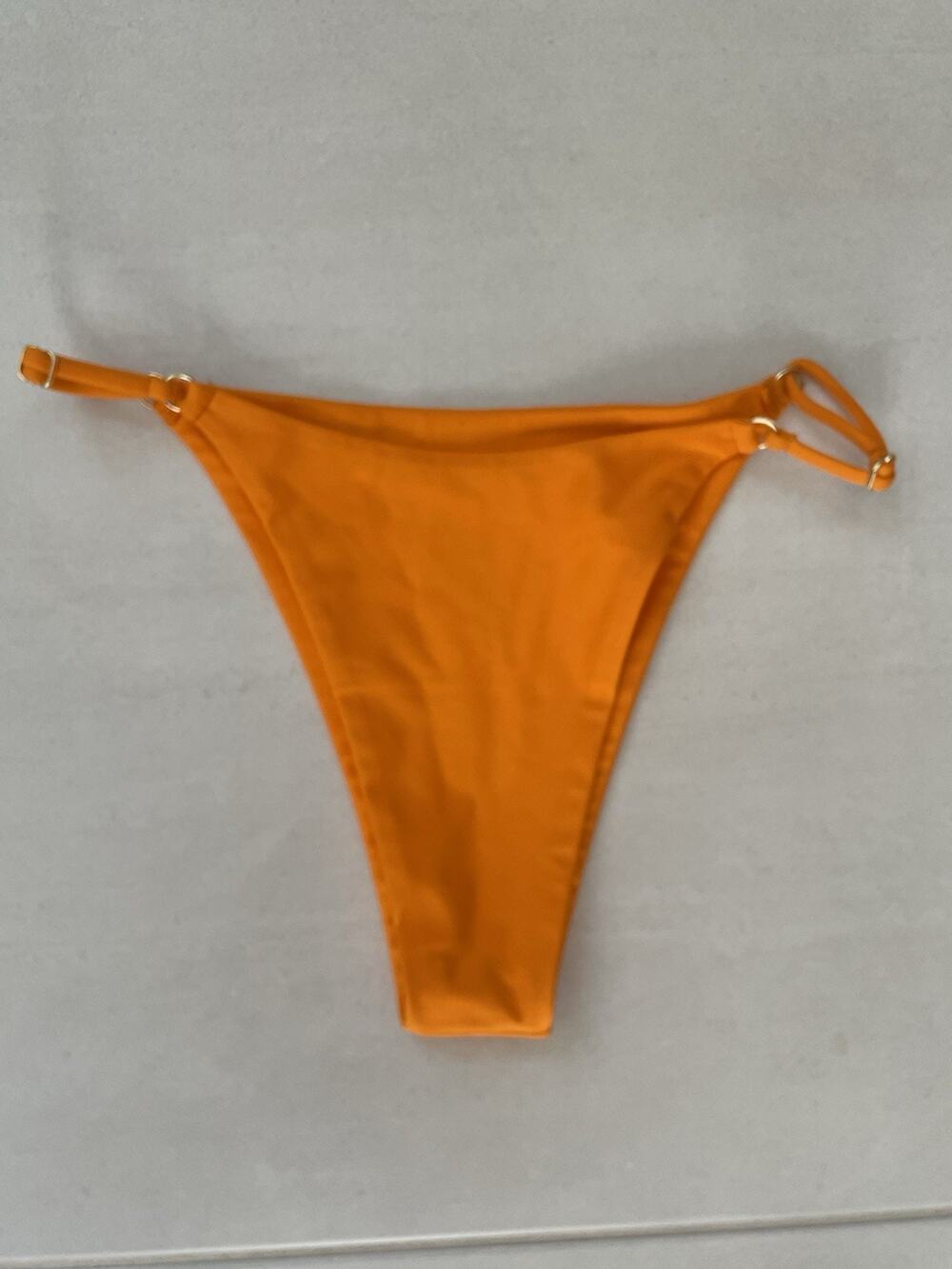 Nyud Swim Bikini Bottom Cheeky Hudson Swimwear Orange Mandarino